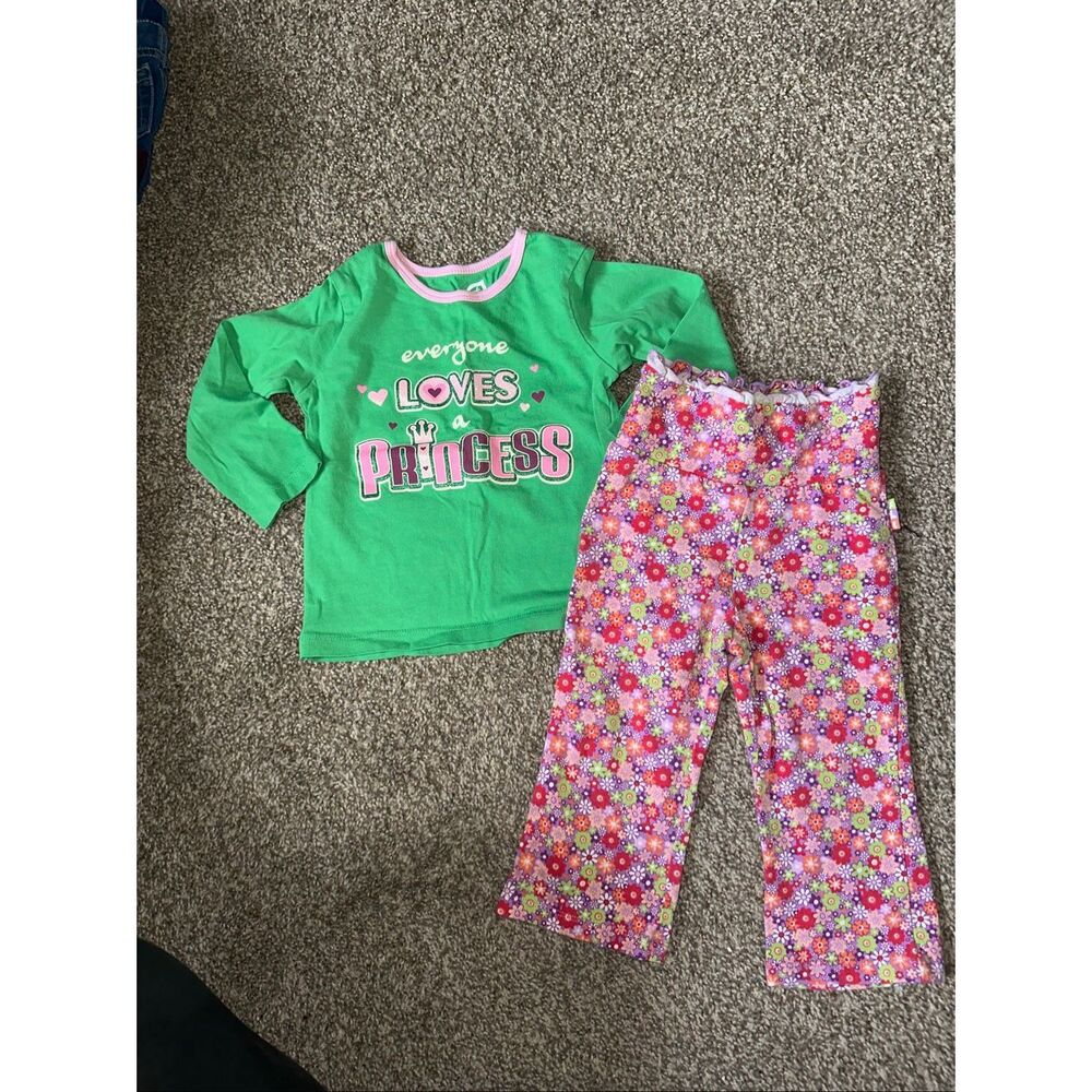 Y2K The Children’s Place Princess Floral Flare Outfit Set 18-24M Toddler Girl - Picture 6 of 6